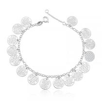 Tornozeleira de Prata Salmo 91