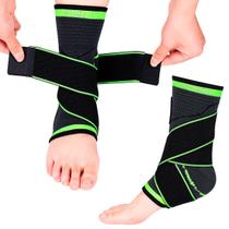 Tornozeleira Elástica Confortável Ideal Treino e Corrida