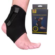 Tornozeleira Elástica de Apoio Ajustável Alivia Dor Tornozeleira Elástica de Apoio Ajustável Alivia Dor