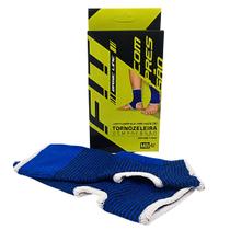 Tornozeleira Elástica de Compressão Contusões e Prevenção Tamanho Único Basic Line - 1 Par - MbFit Tornozeleira Elástica de Compressão Contusões e Prevenção Tamanho Único Basic Line - 1 Par - MbFit