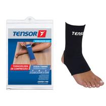 Tornozeleira Elástica de Compressão Tensor - 6401 - Preta
