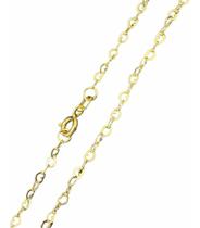 Tornozeleira Elos Corações Em Ouro 18k