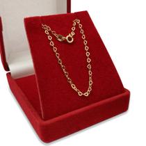 Tornozeleira Em Ouro 18k Corações Vazados