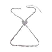 Tornozeleira Feminina De Salto Alto Com Coração De Strass E Cruz, Joia De Moda Para O Pé, Presente Tornozeleira Feminina De Salto Alto Com Coração De Strass E Cruz, Joia De Moda Para O Pé, Presente