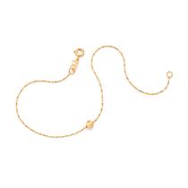 Tornozeleira folheada a ouro com bola 550352 Rommanel