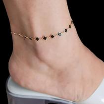 Tornozeleira Inspiração Joalheria Virgínia Folheada a Ouro