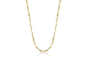 Tornozeleira Micro Corações Na Corrente Folheado Ouro 18K