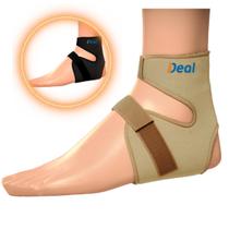 Tornozeleira Ortopédica Estabilizadora Compressão Cor Bege Tornozeleira Ortopédica Estabilizadora Compressão Cor Bege