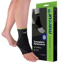 Tornozeleira Performance Mercur Preta Compressão Esportiva para Estabilidade e Proteção do Tornozelo Tornozeleira Performance Mercur Preta Compressão Esportiva para Estabilidade e Proteção do Tornozelo
