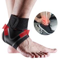 Tornozeleira proteção estabilizadora compressão esportiva
