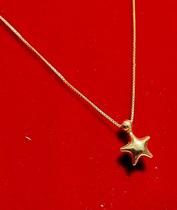 Tornozelheira Com Estrela 7 mm Aniversário Festas Ouro 18 Kilates Peso 1.00 Grama 23 mm Fio 0.5 mm Tornozelheira Com Estrela 7 mm Aniversário Festas Ouro 18 Kilates Peso 1.00 Grama 23 mm Fio 0.5 mm