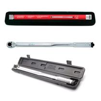 Torquímetro de estalo 70-350 nm encaixe de 1/2 pol. aço crv 141629 mtx