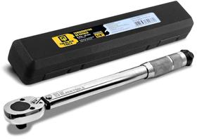 Torquímetro De Estalo Stels Cromado 1/4'' 5-24nm Com Estojo