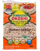 Torrada Arroz Integral Orgânico Quinoa E Linhaça Okoshi 75G