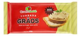 Torrada Integral Grani Amici com Grãos sem Glúten e Lactose 130g Torrada Integral Grani Amici com Grãos sem Glúten e Lactose 130g