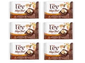 torrada lev magic toast 110g cacau marilan Kit 6 Unidades