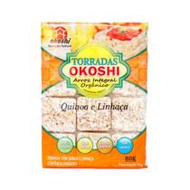 Torrada Orgânica Zero Glúten Quinoa E Linhaça Okoshi Com 75g