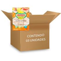 Torrada Orgânica Zero Glúten Quinoa E Linhaça Okoshi Contendo 3 Pacotes Com 75g cada Torrada Orgânica Zero Glúten Quinoa E Linhaça Okoshi Contendo 3 Pacotes Com 75g cada