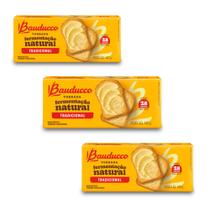 Torrada Tradicional Bauducco Kit 3 Pacotes de 142g