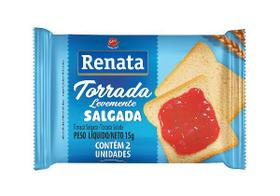 Torrada tradicional renata sachê 15g c/ 20 unidades Torrada tradicional renata sachê 15g c/ 20 unidades