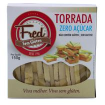 Torrada Zero Açúcar Fred Sem Glúten 150g Torrada Zero Açúcar Fred Sem Glúten 150g