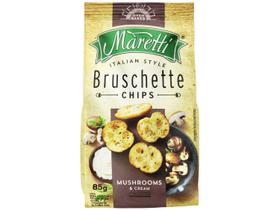 Torradas Bruschette Chips Cogumelo E Creme Maretti 85g Torradas Bruschette Chips Cogumelo E Creme Maretti 85g