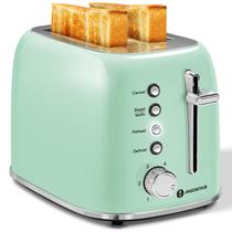 Torradeira Aigostar Retro 2 Fatias com Ranura Larga 120V Aqua