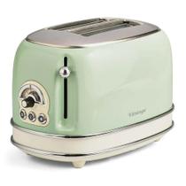 Torradeira Ariete 155 Vintage verde desligamento automático 750w 220 volts