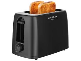 Torradeira Britânia Preta 2 Fatias 6 Níveis de Tostagem BTR05A Referência