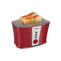 Torradeira Britânia Tosta Pane Inox Com 850W 220V Vermelho