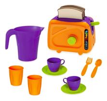 Torradeira Colorida Com Acessorios Unissex Usual Brinquedos
