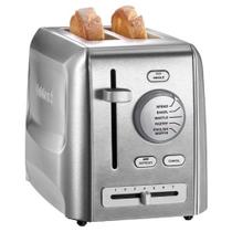 Torradeira Cuisinart CPT-620 de 2 fatias em aço inoxidável personalizado