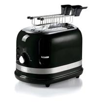 Torradeira Elétrica Cor Preta Linha Moderna Ariete 750W para 2 Fatias e 6 Níveis de Tostagem 127V Torradeira Elétrica Cor Preta Linha Moderna Ariete 750W para 2 Fatias e 6 Níveis de Tostagem 127V