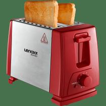 Torradeira Elétrica Lenoxx Inox Red PTR203 com 6 Níveis de Temperatura Vermelho 220V Torradeira Elétrica Lenoxx Inox Red PTR203 com 6 Níveis de Temperatura Vermelho 220V