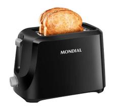 Torradeira Eletrica Luxx Black 2 Fatias Mondial 700W 6 Temperaturas 220V