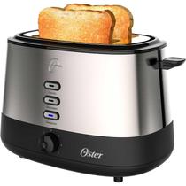 Torradeira eletrica oster 220v inox 800w c/ 7 niveis de tostagem