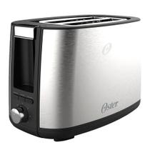 Torradeira Elétrica Simple Life OTOR600 com Função Aquecer e Bandeja Coletora Inox 220V Oster Torradeira Elétrica Simple Life OTOR600 com Função Aquecer e Bandeja Coletora Inox 220V Oster