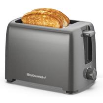 Torradeira Elite Gourmet ECT1027G com 2 slots e 3,2 cm de largura em metal Torradeira Elite Gourmet ECT1027G com 2 slots e 3,2 cm de largura em metal