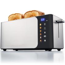 Torradeira Elite Gourmet ECT5924D SmartToast 4 fatias em aço inoxidável