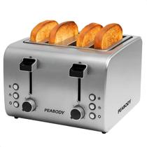 Torradeira Pao Inox 4 Fatias 1500w Peabody Eletrica 110v Torradeira Pao Inox 4 Fatias 1500w Peabody Eletrica 110v