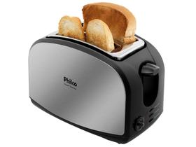 Torradeira Philco Prata French Toast - 8 Níveis de Tostagem