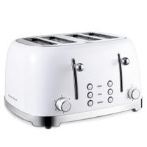 Torradeira Roter Mond ST033 4 fatias, 6 níveis de tostagem, 120 V, branca Torradeira Roter Mond ST033 4 fatias, 6 níveis de tostagem, 120 V, branca