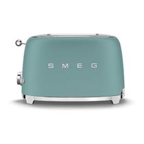 Torradeira SMEG 2 Slice com 6 predefinições e função de descongelação Jade Torradeira SMEG 2 Slice com 6 predefinições e função de descongelação Jade