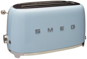 Torradeira Smeg 50's Style Retro Aesthetic 4 fatias em azul pastel