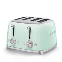 Torradeira Smeg 50's Style Retro Aesthetic 4 fatias verde TSF03PGUS