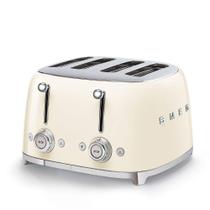 Torradeira Smeg 50's Style Retro Aesthetic 4 Slice Cream TSF03CRUS Torradeira Smeg 50's Style Retro Aesthetic 4 Slice Cream TSF03CRUS