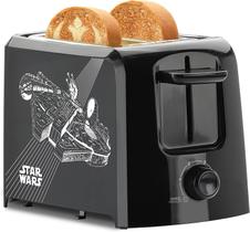 Torradeira STAR WARS 2 Fatias LSW-21CN - Preta com Ajuste Dourado