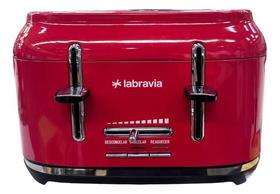 Torradeira Vintage Retro Red 1500w 4 Fatias 127v - Labravia