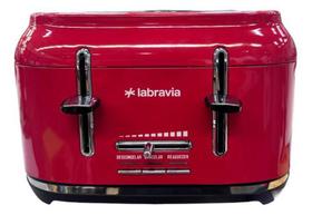 Torradeira Vintage Retro Red 1500W 4 Fatias 127V - Labravia