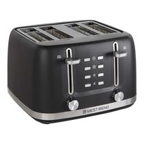 Torradeira West Bend 4 Fatias - Slots Extra Largos - 1500W - Preta